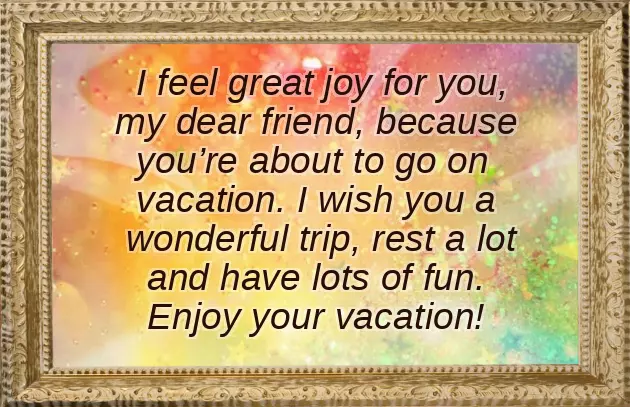 Wish You A Nice Holiday