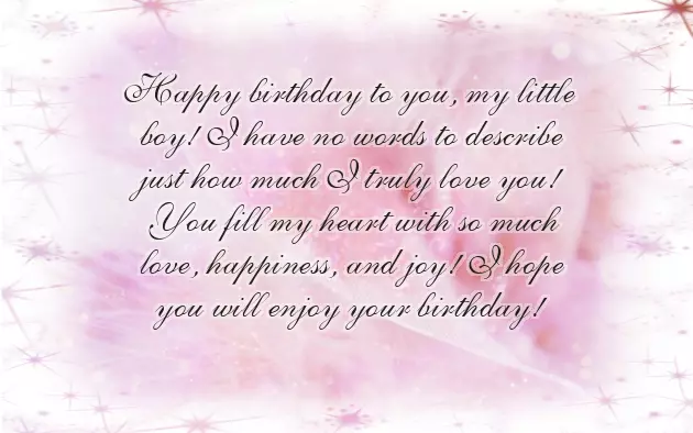 Birthday Wish For Son 2 Years Old