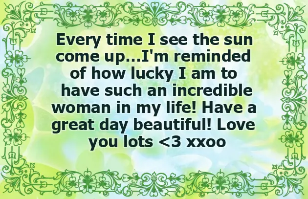 Good Morning Message To My Love Of My Life