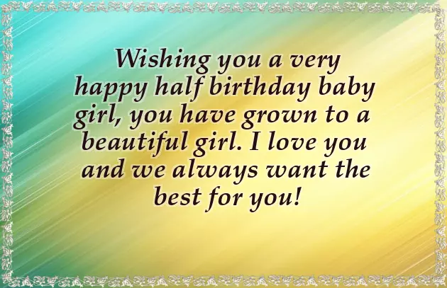 Birthday Baby Girl Wishes