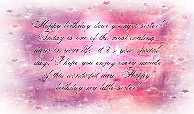 Birthday Wishes To My Youngest Sister Birthday Wishes To My Youngest Sister