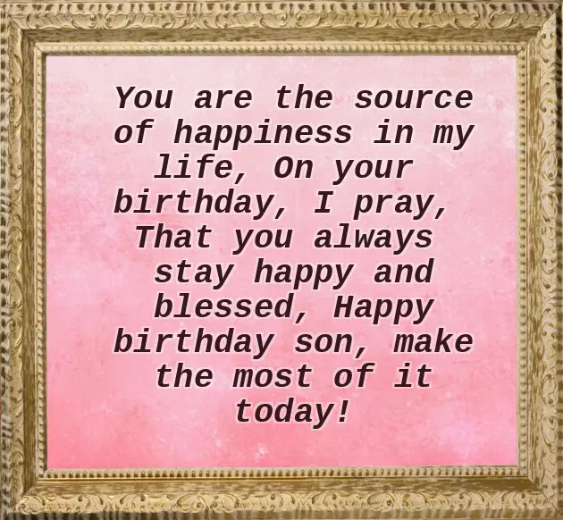 Happy Birthday Wishes For My Child