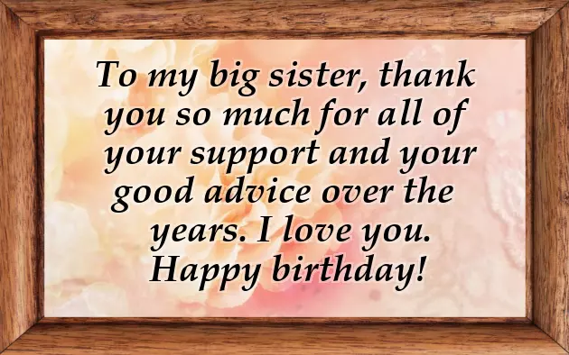 Sister Birthday Wishes Short