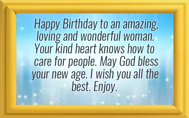 Birthday Wishes For Wonderful Woman