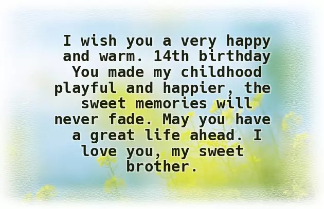 Birthday Wishes For 14 Year Old Boy Birthday Wishes For 14 Year Old Boy