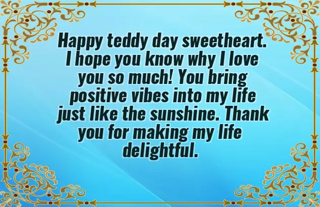 Teddy Bear Messages For Friends