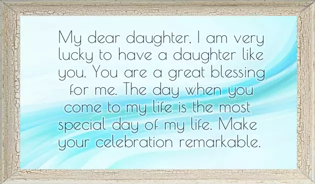 Greetings To My Daughter Birthday Greetings To My Daughter Birthday