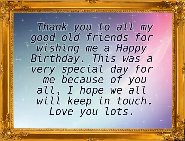 Saying Thank You For Birthday Wishes