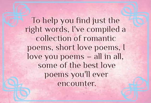 Love Poems For Your Wife Love Poems For Your Wife