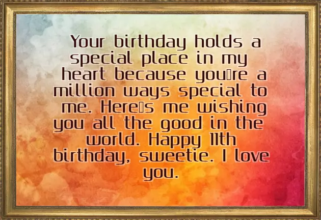 Birthday Wishes For 11 Year Old Grandson