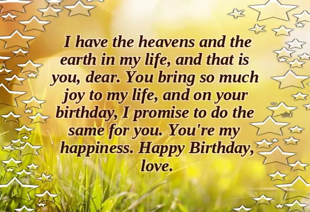 Happy Birthday To My Lady Love