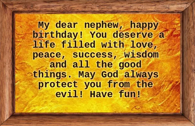 Happy 27Th Birthday Nephew