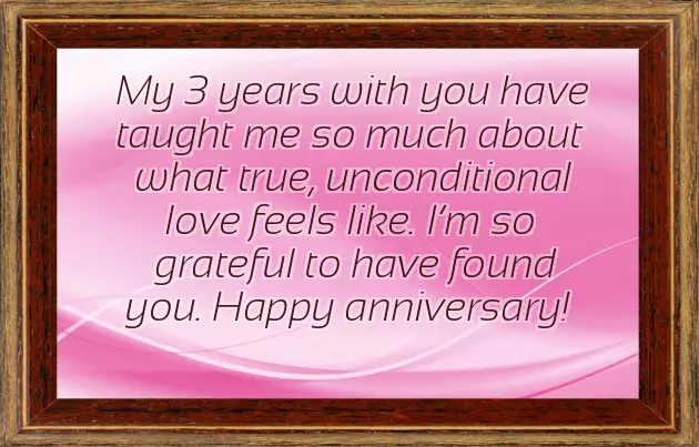 3 Years Of Togetherness Quotes