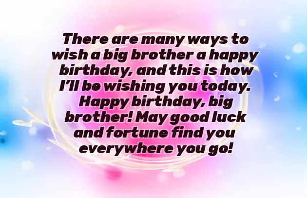 Brotherhood Birthday Quotes