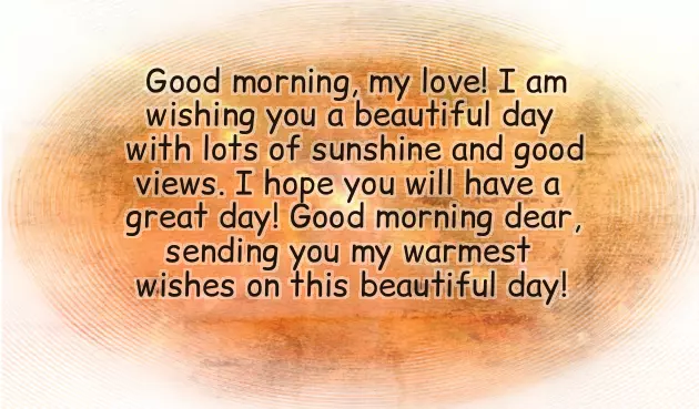 Good Morning Wishing You A Wonderful Day