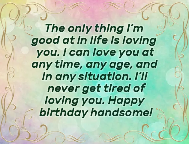 Happy Bday Handsome Happy Bday Handsome