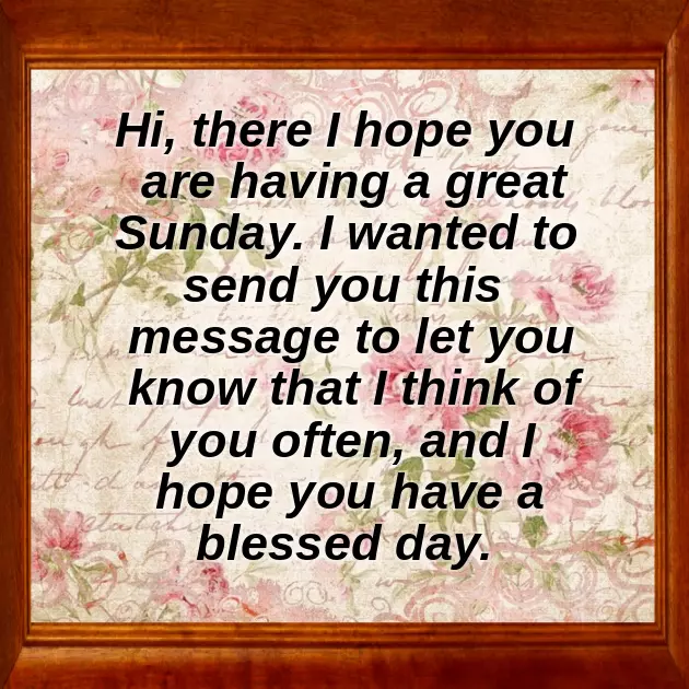 Sunday Morning Greetings And Blessings