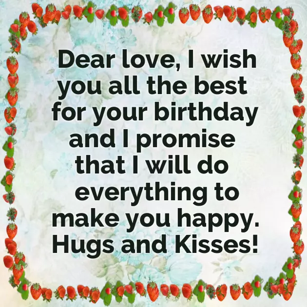 Birthday Wishes Girlfriend Quotes