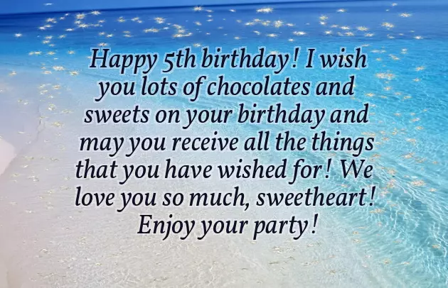 5Th Birthday Quotes For Daughter