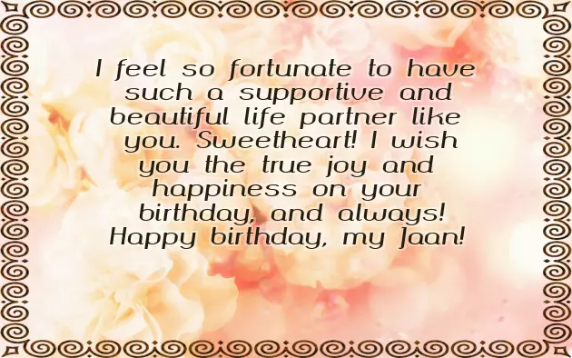 Happy Birthday With Your Wife