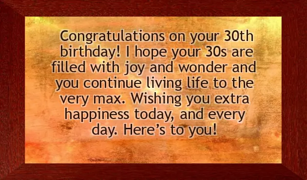 30Th Birthday Wishes For Nephew