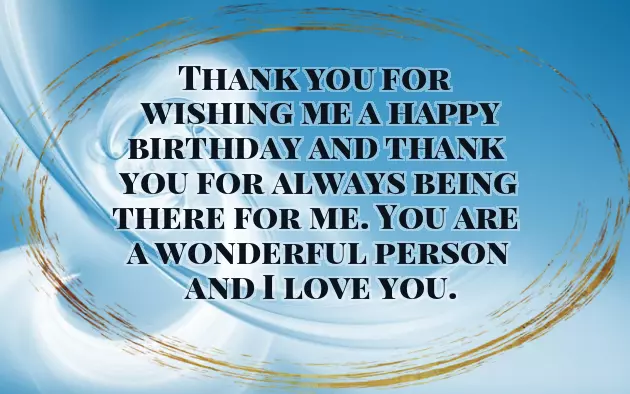Thanks Message For Birthday Wishes