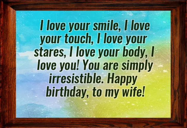 Words For My Wife On Her Birthday