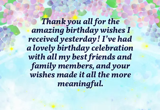 Thanks For My Birthday Wishes Quotes