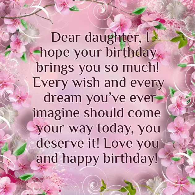 Hbd To My Daughter