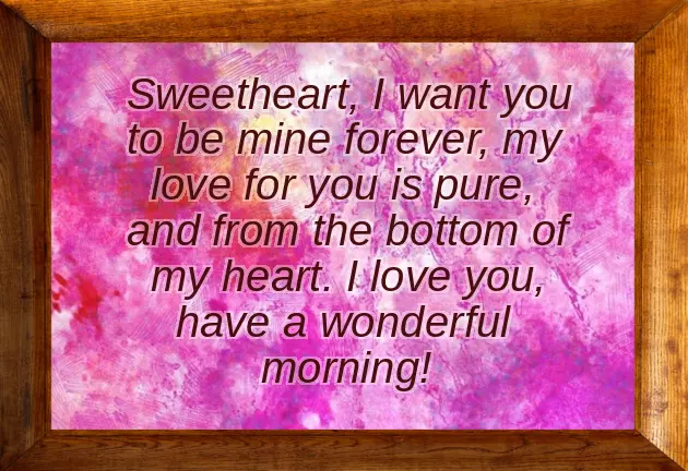 Good Morning Message To A New Girlfriend