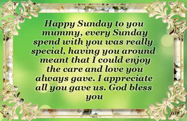 Sunday Wishes For Her