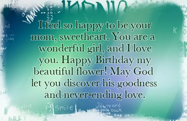 Beautiful Birthday Wishes For My Daughter