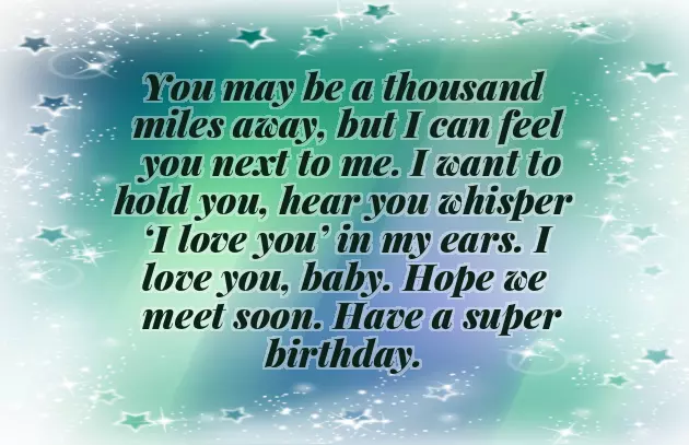 Birthday Wishes For Boyfriend Romantic