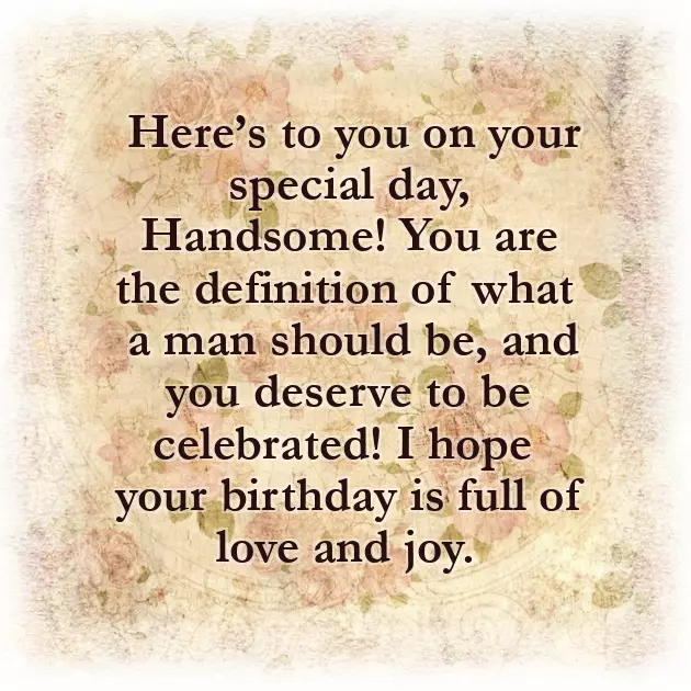 Happy Birthday Wishes To A Man Friend