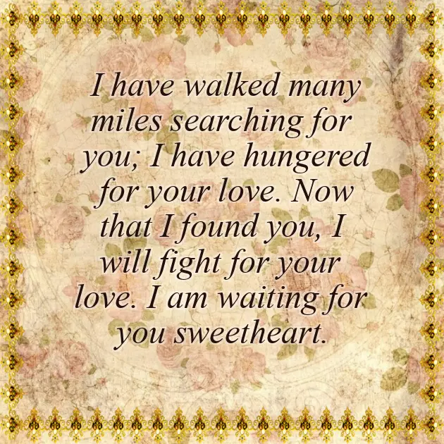 Waiting For You Poem