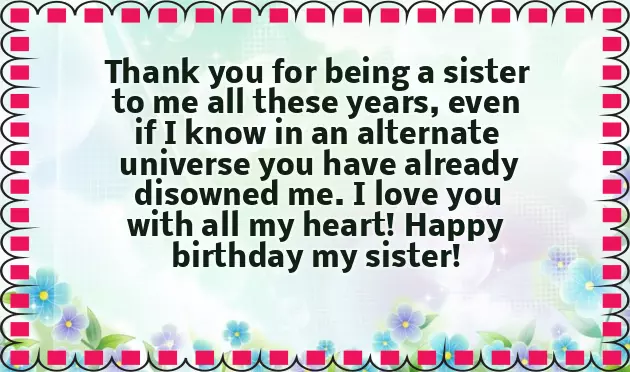 Some Lines For Sister On Her Birthday