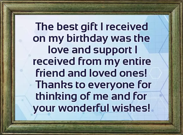 Thank You Wishes For My Birthday Thank You Wishes For My Birthday