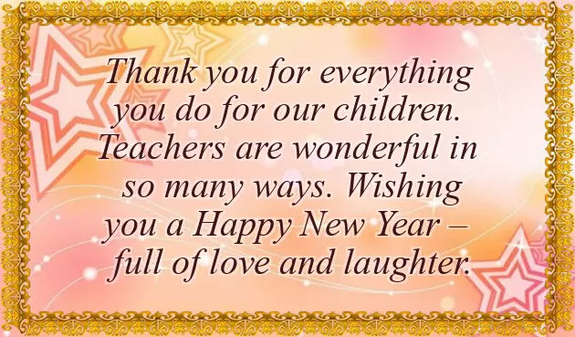 New Year Greetings For Teachers New Year Greetings For Teachers