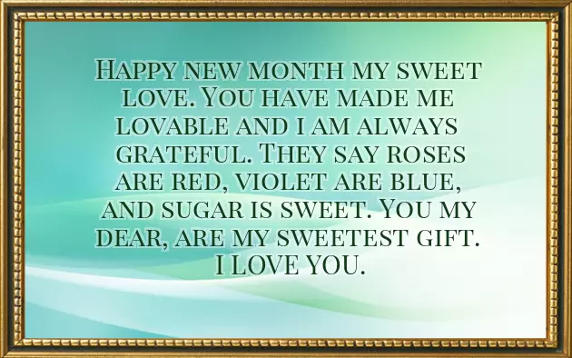 September New Month Message September New Month Message