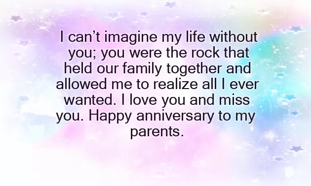Anniversary Wishes To Parents From Daughter