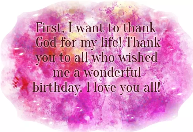 Message Thanking For Birthday Wishes Message Thanking For Birthday Wishes