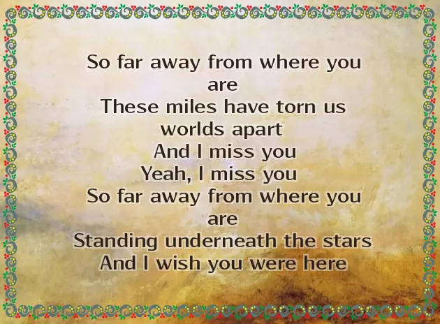 I Wish I Could Do Better By You I Wish I Could Do Better By You