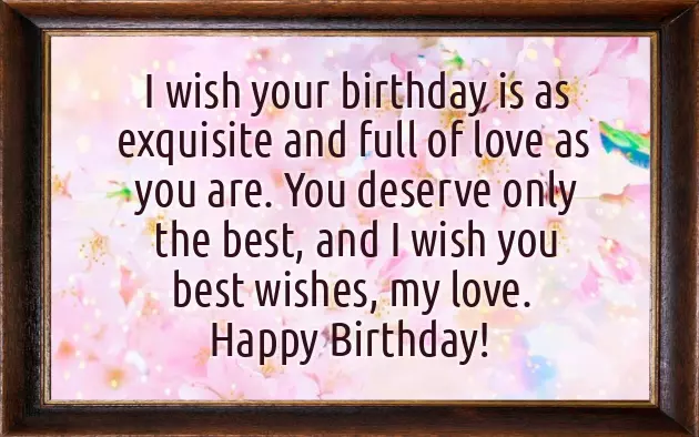 Happy Bday Girlfriend