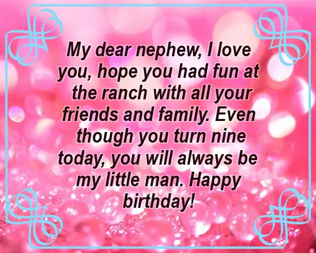 Birthday Wishes For Boy Nephew