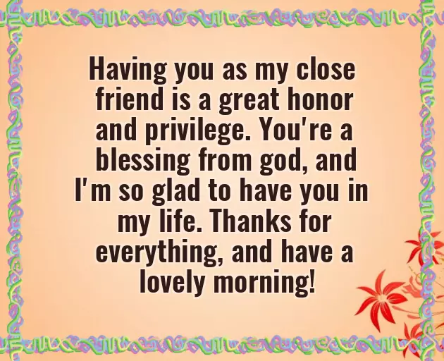 Sweet Good Morning Message For My New Friend Sweet Good Morning Message For My New Friend
