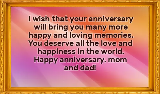 Anniversary Caption For Mom And Dad