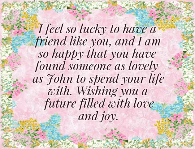 Married Wishes For Best Friend