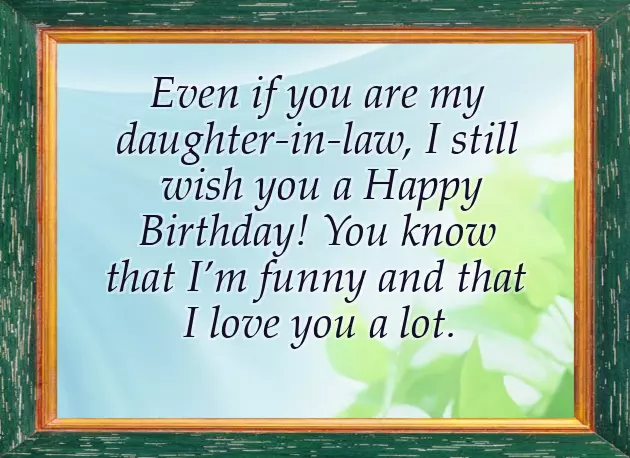 Birthday Wishes For Daughter In Law
