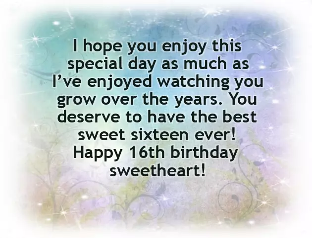 Daughter 16Th Birthday Wishes