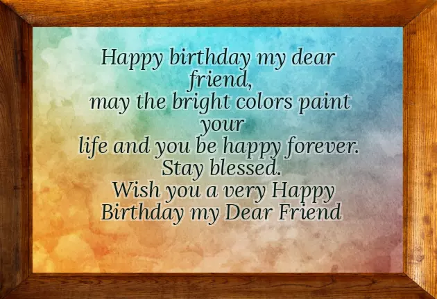 Birthday Wishes For Friend In English Birthday Wishes For Friend In English